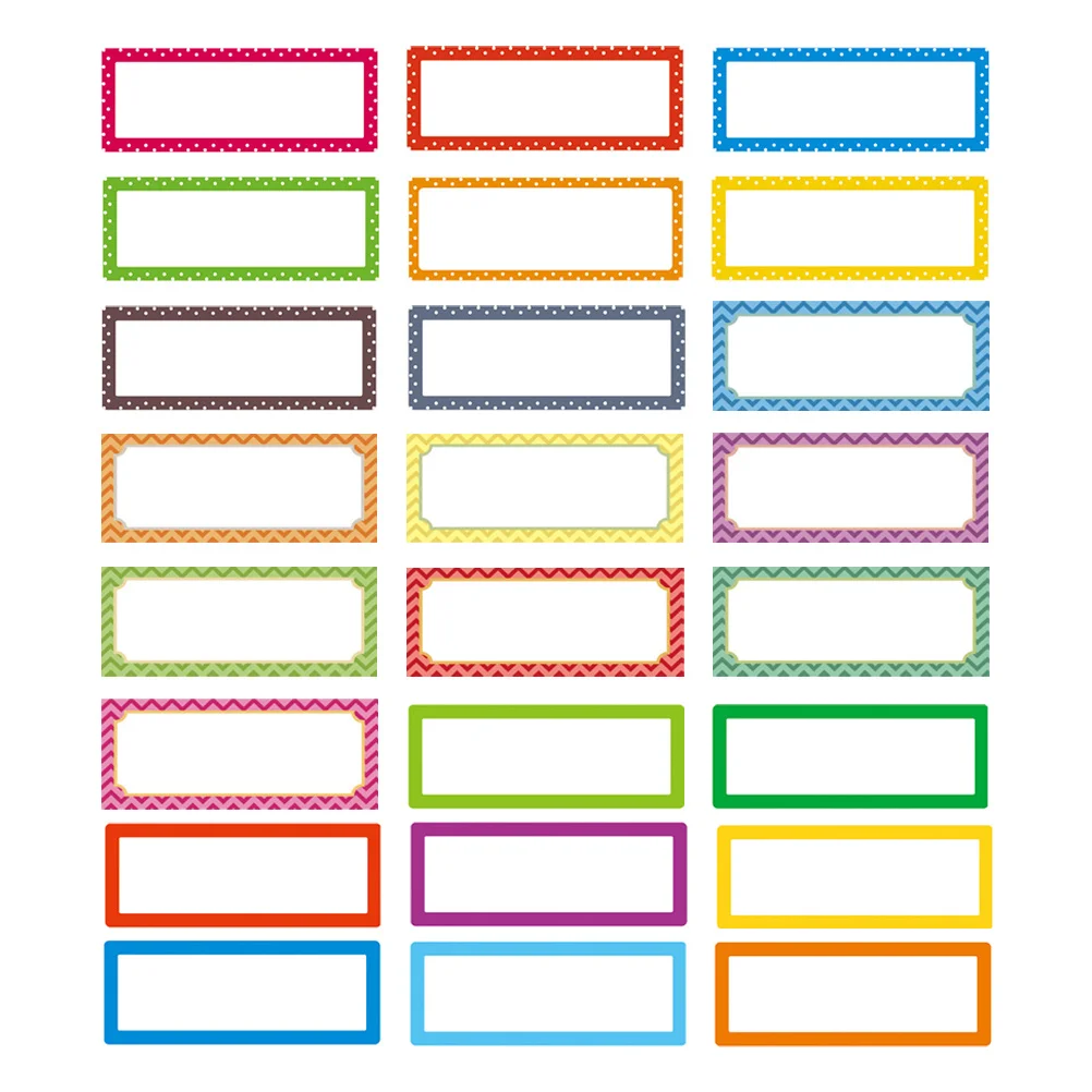 

24 Pcs Magnetic Name Tag Labels Magnets for Whiteboards The Pet Nameplates Tags Blank