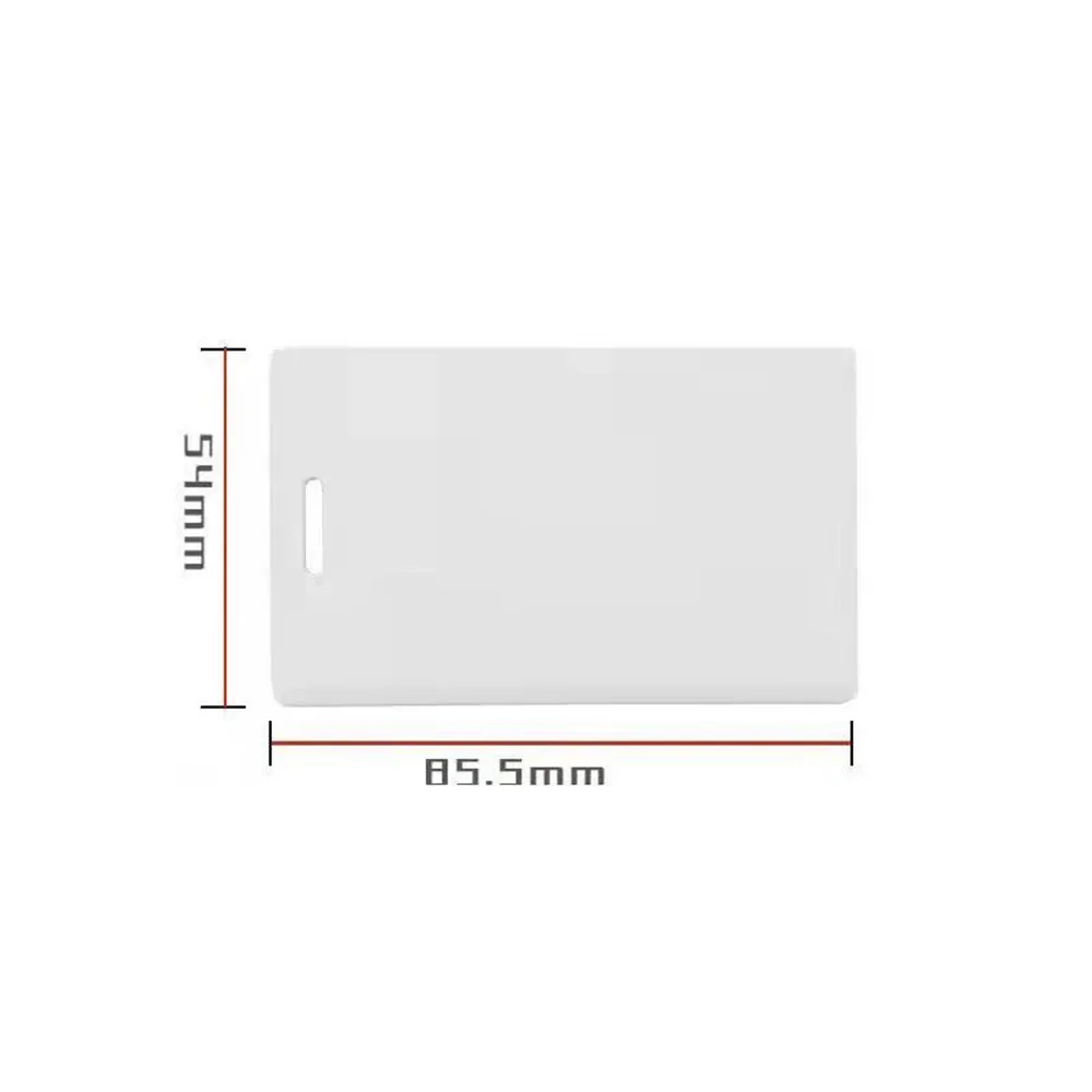 EM4305 T5577 두꺼운 빈 카드, RFID 칩 카드, 복사 및 재기록 가능, 중복 재기록 가능, 125 kHz, 1.8mm, 125 kHz, 10 개