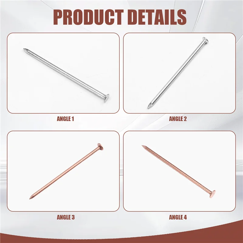 

Практичный набор из 14 медных ногтей для уничтожения деревьев, 3,5-дюймовые ногти из чистой меди, шипы для удаления пней, аппаратные гвозди для деревьев