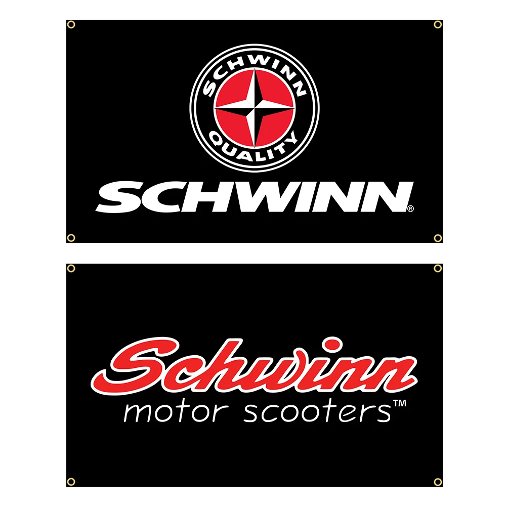 90x150cm Schwinns Cycling Flag Polyester Printed Decoration Banner Tapestry Jemony