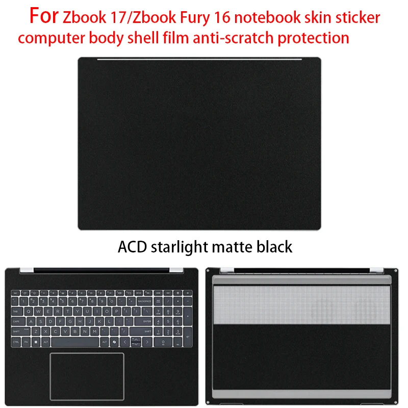 For HP Zbook Fury 16 G11/G10/G9 body film 15 G8/G7 notebook skin sticker ZBook Power 16 G11 shell anti-scratch protective film