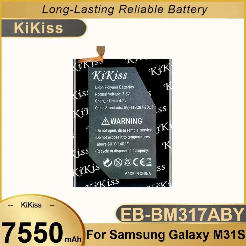 

For Samsung Galaxy M31S Mobile Phone Battery 7550Mah EB-BM317ABY High-Efficiency