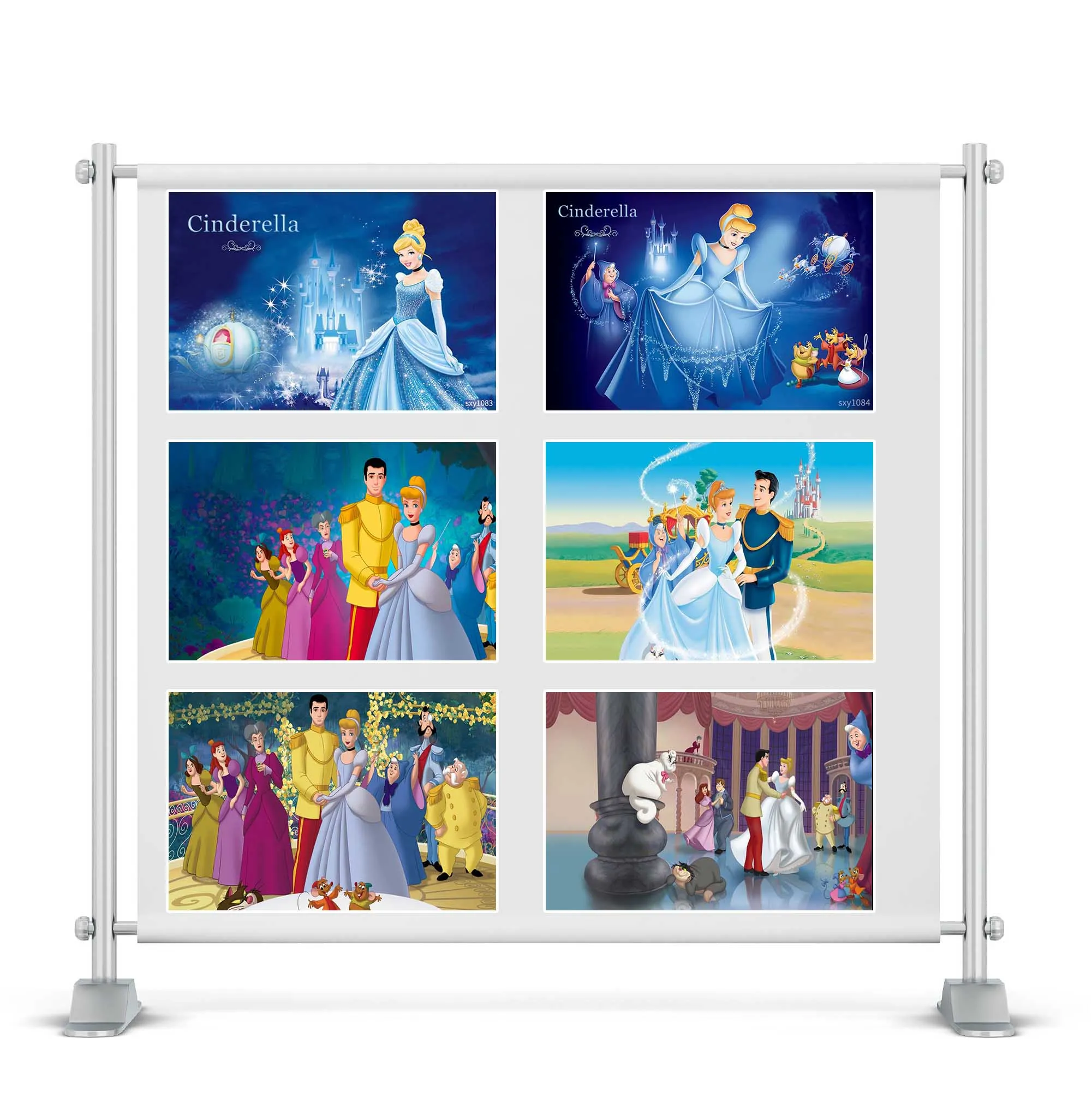 

Disney Cinderella Princess Photography Backdrops Fairy Tale Cartoon Photography Props Decoration Party Background