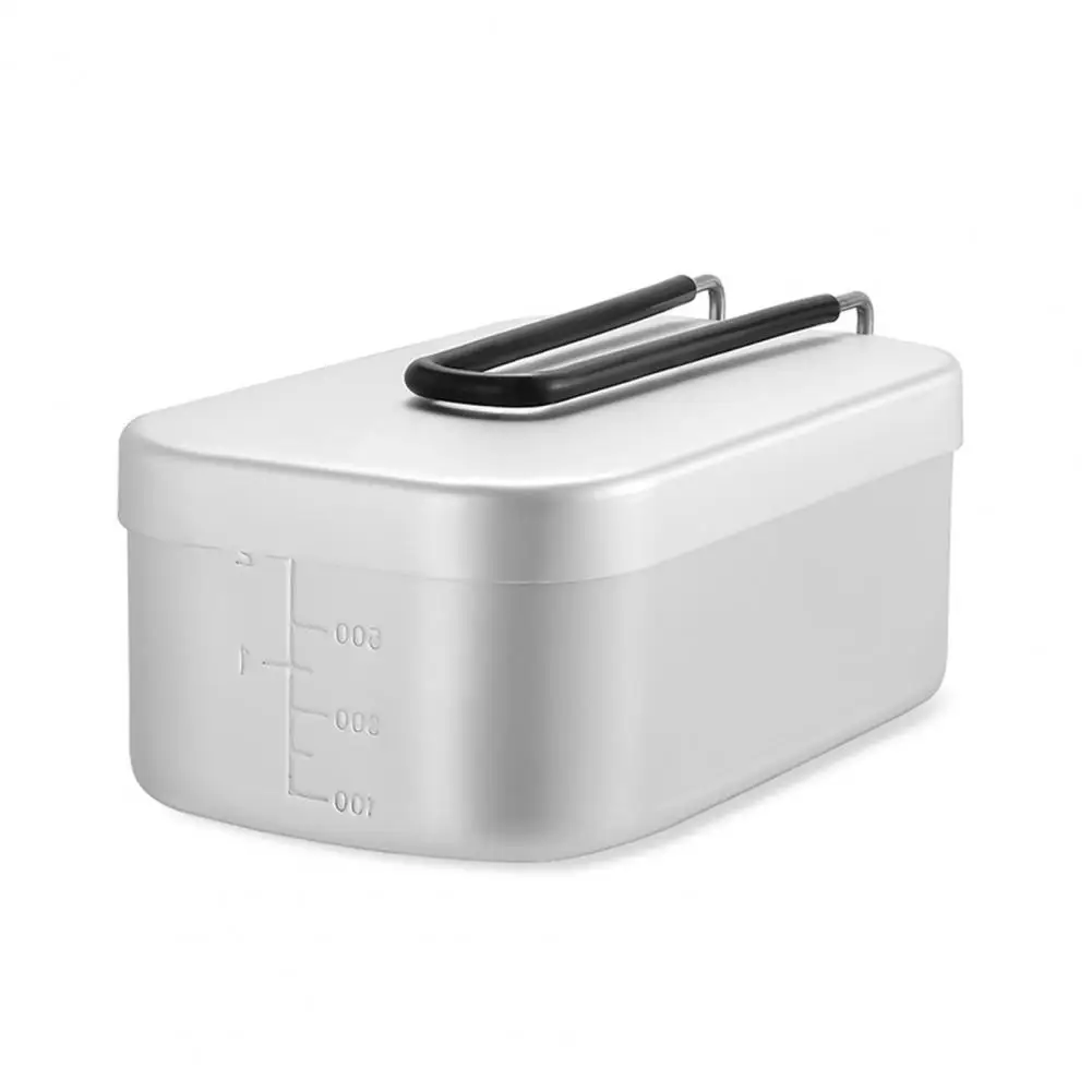 

Outdoor Outing Camping Cooking Artifact Heatable Leak-proof Bento Box 304 Stainless Steel Camping Cooking Food Box