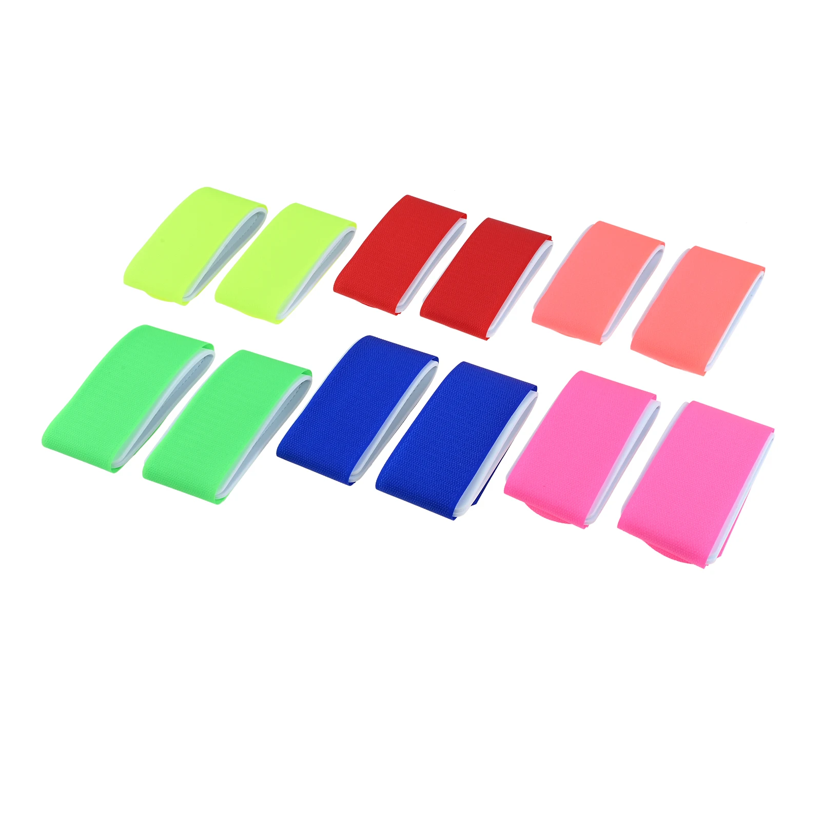 12 قطعة أشرطة التزلج القابلة للتعديل السحابات النايلون و إيفا على الجليد الفيلكرو حزام المجلدات 6-ألوان على الجليد السحابات اكسسوارات #5