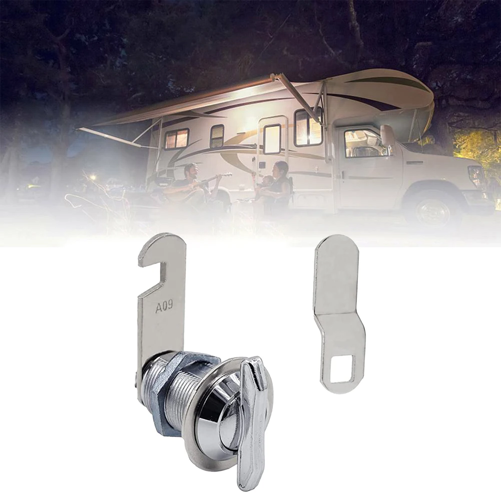 Drawer Cabinet Lock RV Compartment Door Thumb Turn Cam Lock 1 Inch Camper Trailer Motor Home Non-locking Mailbox Lock Hardware