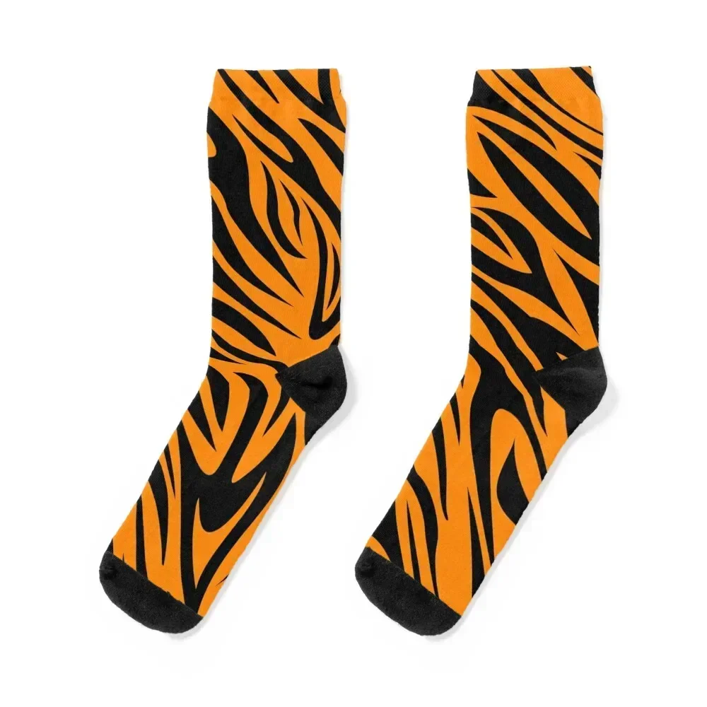 Bengal tiger wallpaper Socks with print men cotton high quality snow Socks Female Men's