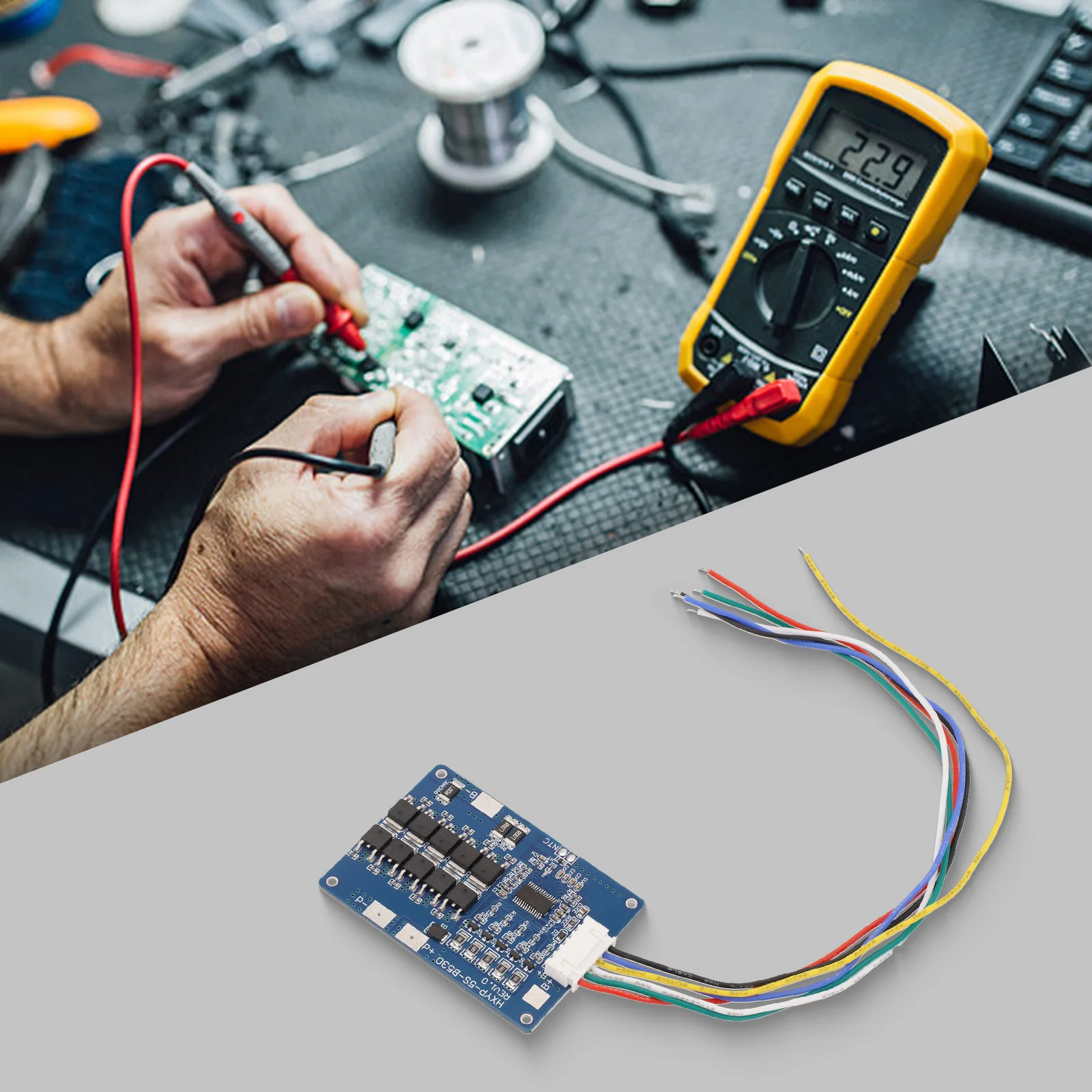 PCB Board Module 5S 18V 21V 30A Battery Charging Protection for Lithium Battery Packs Used in Power Tools with Safety Features
