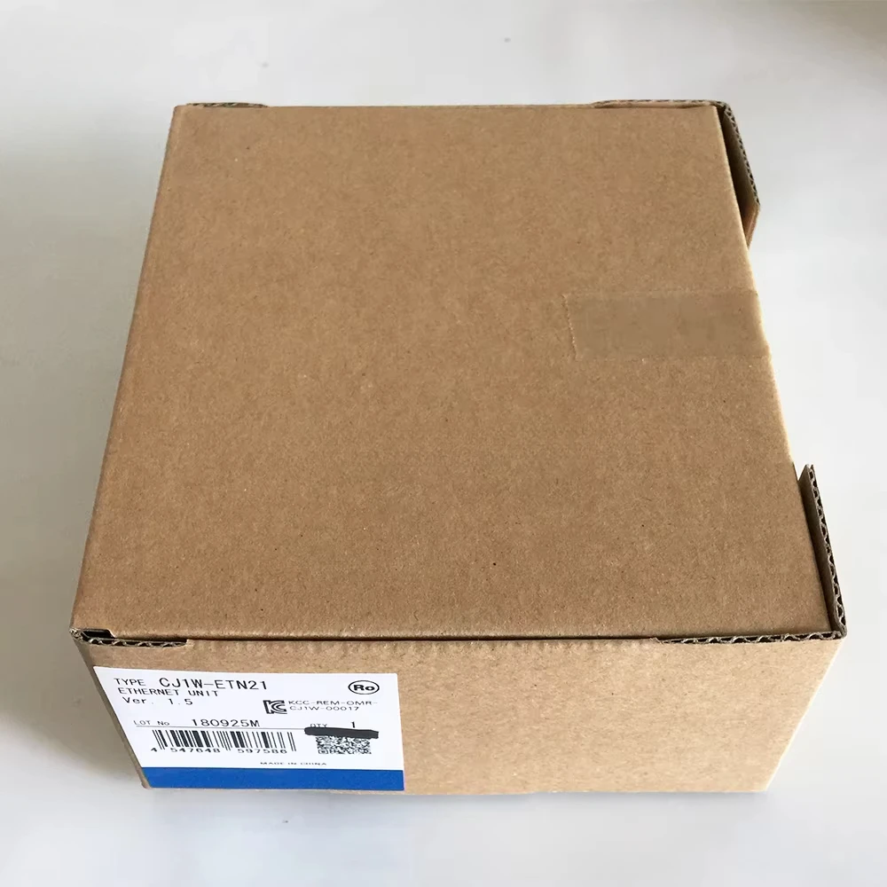 Novo módulo ethernet controlador de programação plc original CJ1W-ETN21