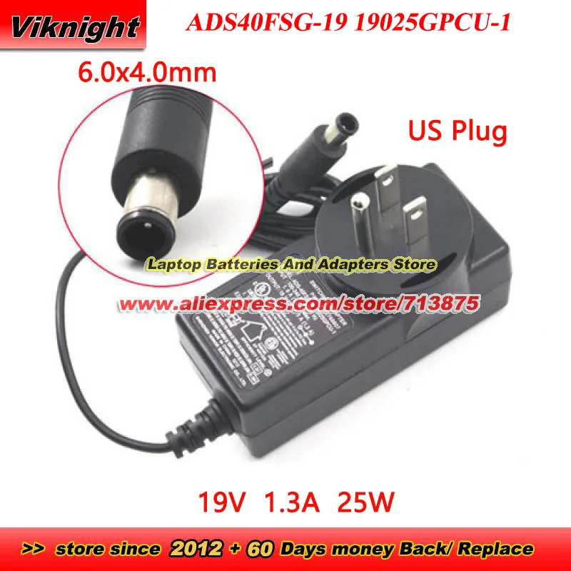 US UK AU EU Plug ADS-40FSG-19 19025GPCU-1 AC Adapter 19V 1.3A 25W EAY62549202 EAY62768607 for E2442VA E2242CA 22MP67HQ 22MN400H