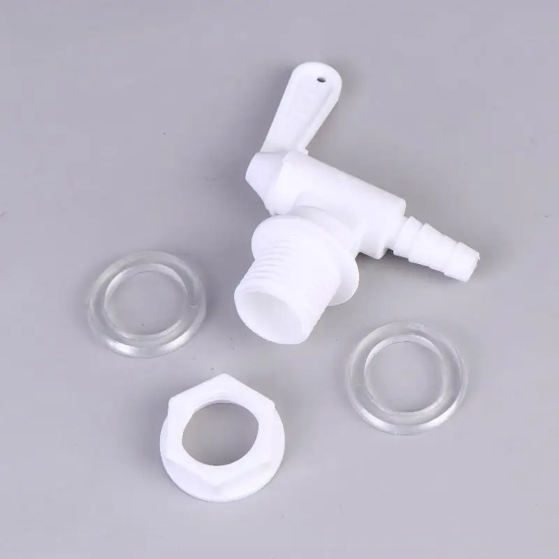 1/2/4Pcs Fermenter Tap Faucet White Plastic Spigot Bucket Bottling Spigot Replacement Homebrew Beer Making Bar Tool