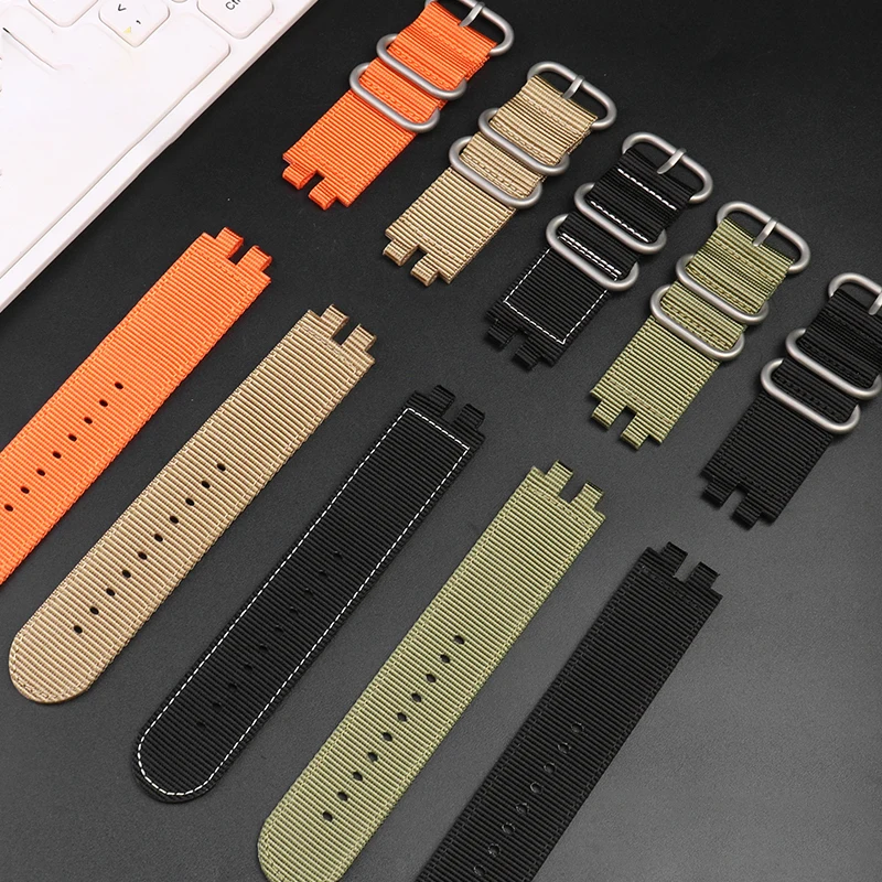 Hoge Kwaliteit Nylon Horloge Accessoires Voor Kaart Gemonteerd Casio Protrek Serie Prw3000/3100/6000/6100y Nylon Band Canvas Armband