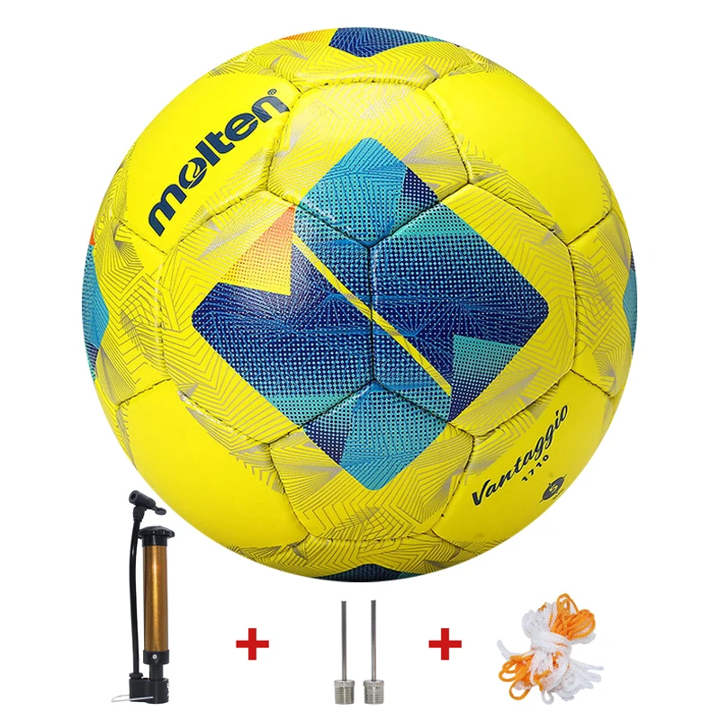 Piłki do piłki nożnej Molten 2026, oficjalny rozmiar 5/4, wysokiej jakości PVC/TPU, do treningu i meczów na zewnątrz, oryginalny futbol z pompką.