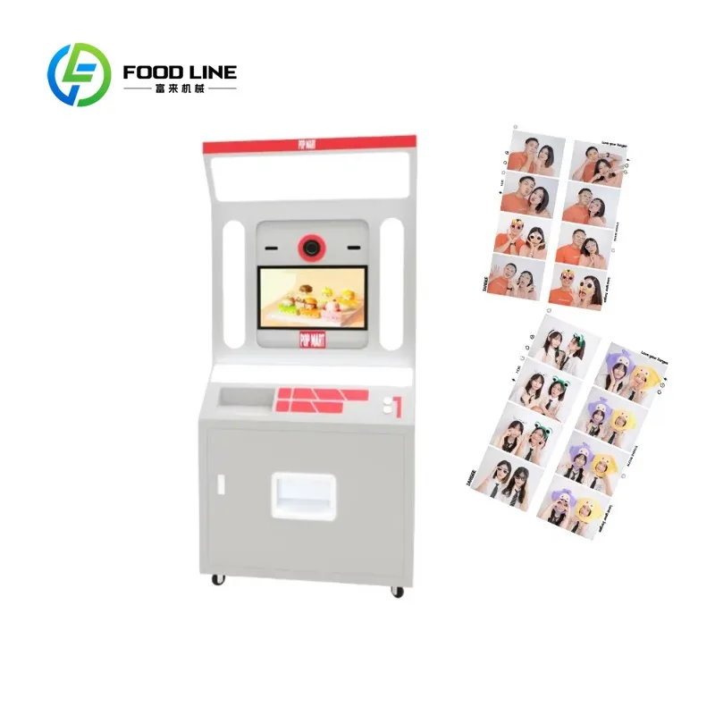 custom photo booth self‑service assembly equipped printer and camera adjustable screen for event equipment wholesale purchasers