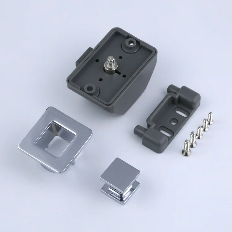 Keyless Push Locks RV Locks Cabinet Door Drawer Keyless Zinc Alloy Button For RVs Boat Camper Van Caravan Motorhome