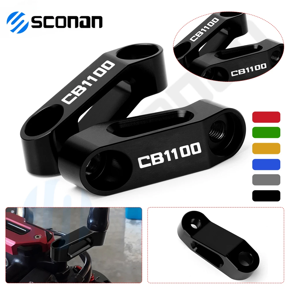 For Honda CB500F CB1000R CB1100 CB1300 CBF1000 Motorcycle Accessories Mirror Riser Extenders Spacers Extension Adapters