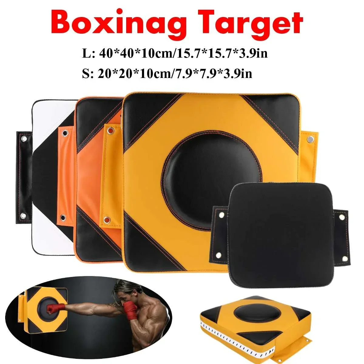 Wall Target Punch Boxing Bags Pad Focus Target Pad Wing Chun Boxing Fight Sanda Training Bag Sandbag Kategoria do domu na zewnątrz