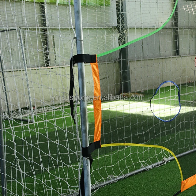 شبكة هدف كرة القدم المحمولة عالية الجودة، معدات تدريب الرماية لكرة القدم #5