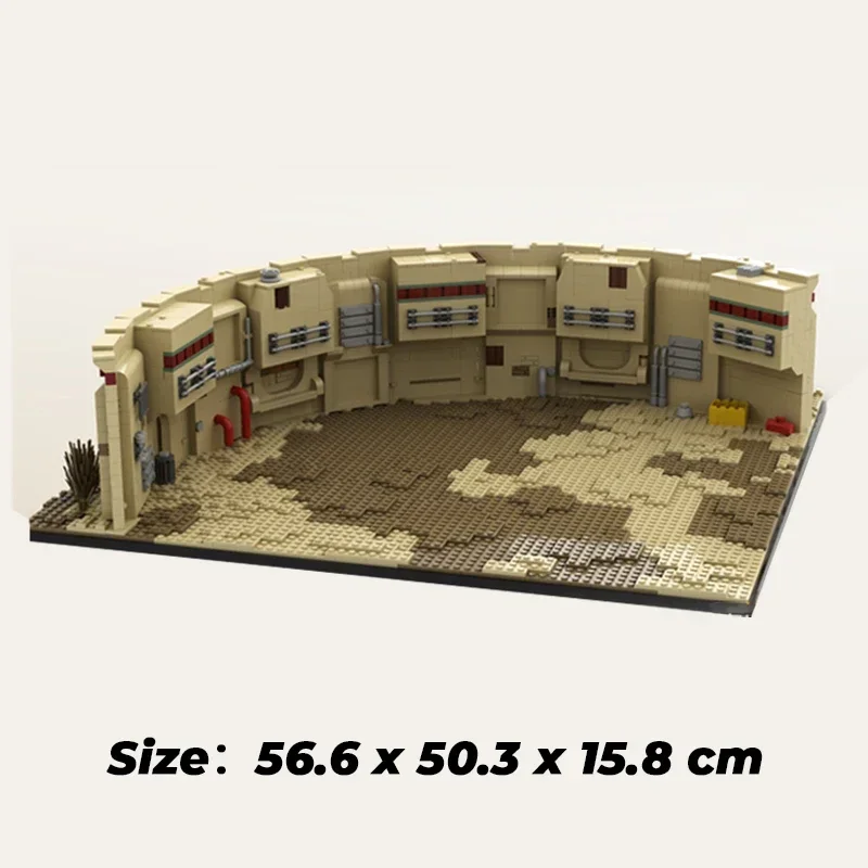 Star Movie Model Moc Building Bricks War Falcon Spaceport Technology blocchi modulari regali giocattoli di natale set fai da te assemblaggio