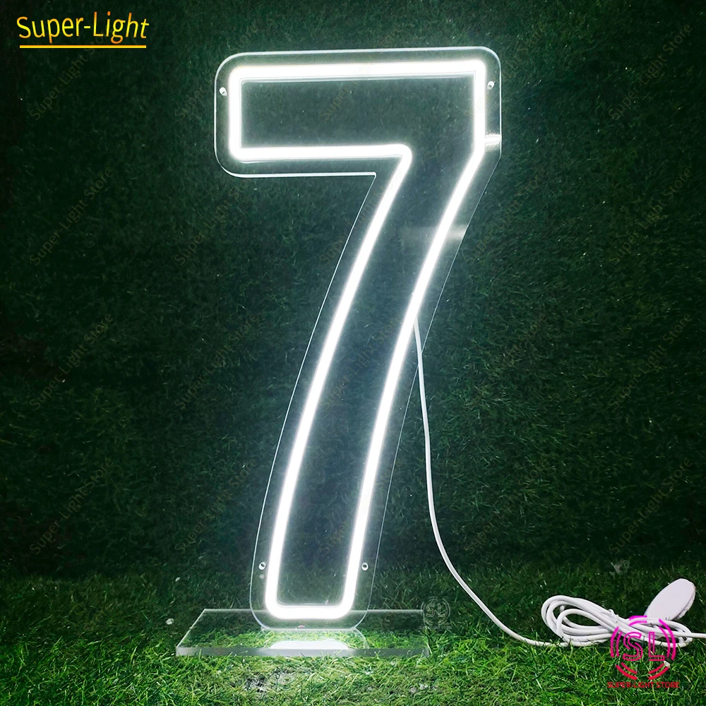 led light up signs for birthday party decoration neon sign warm white number lamp kids gift 01