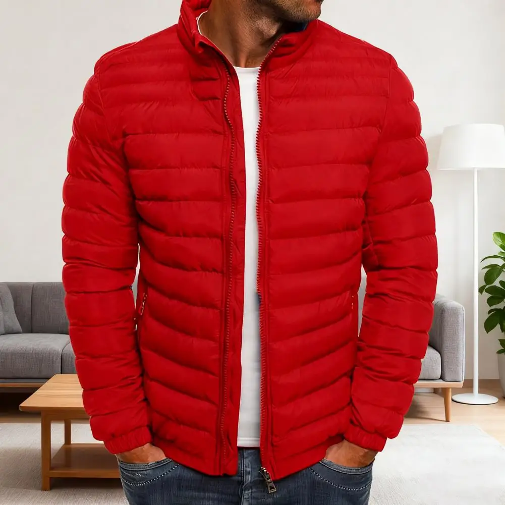 

Trendy Men Winter Jacket Classic Stand Collar Down Jacket Thickened Warm Puffer Jacket Winter Coat Thermal Insulated Jackets