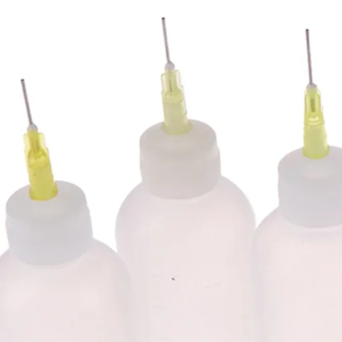 1pcs Multi-purpose 50ml Needle Dispenser Dispensering Bottle Rosin Solder Liquid Glue Bottle