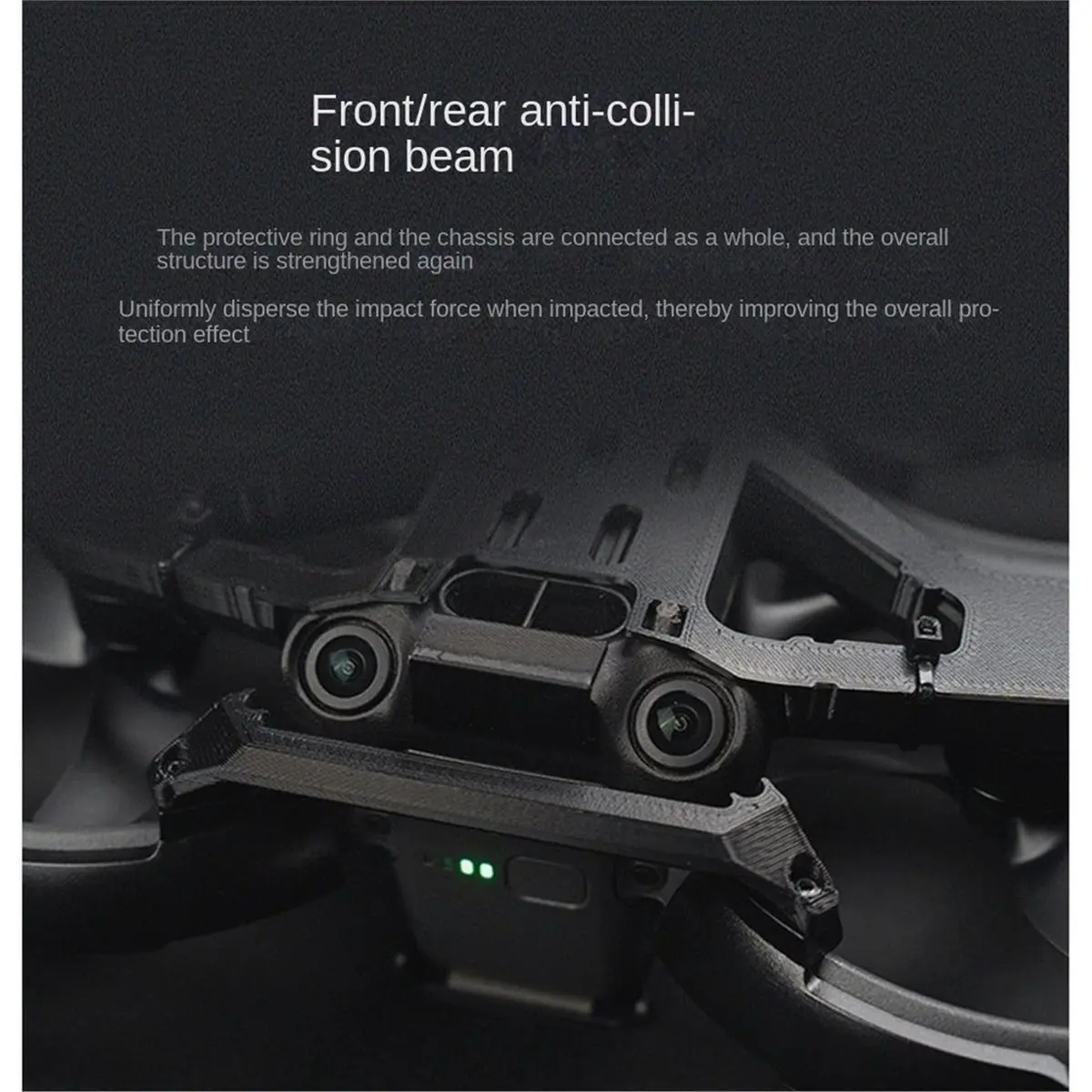For Avata 2 Full Protection, 360° Anti-Collision Bumper Ring, Gimbal Guard, Chassis & Top Cover,Complete Drone Armor