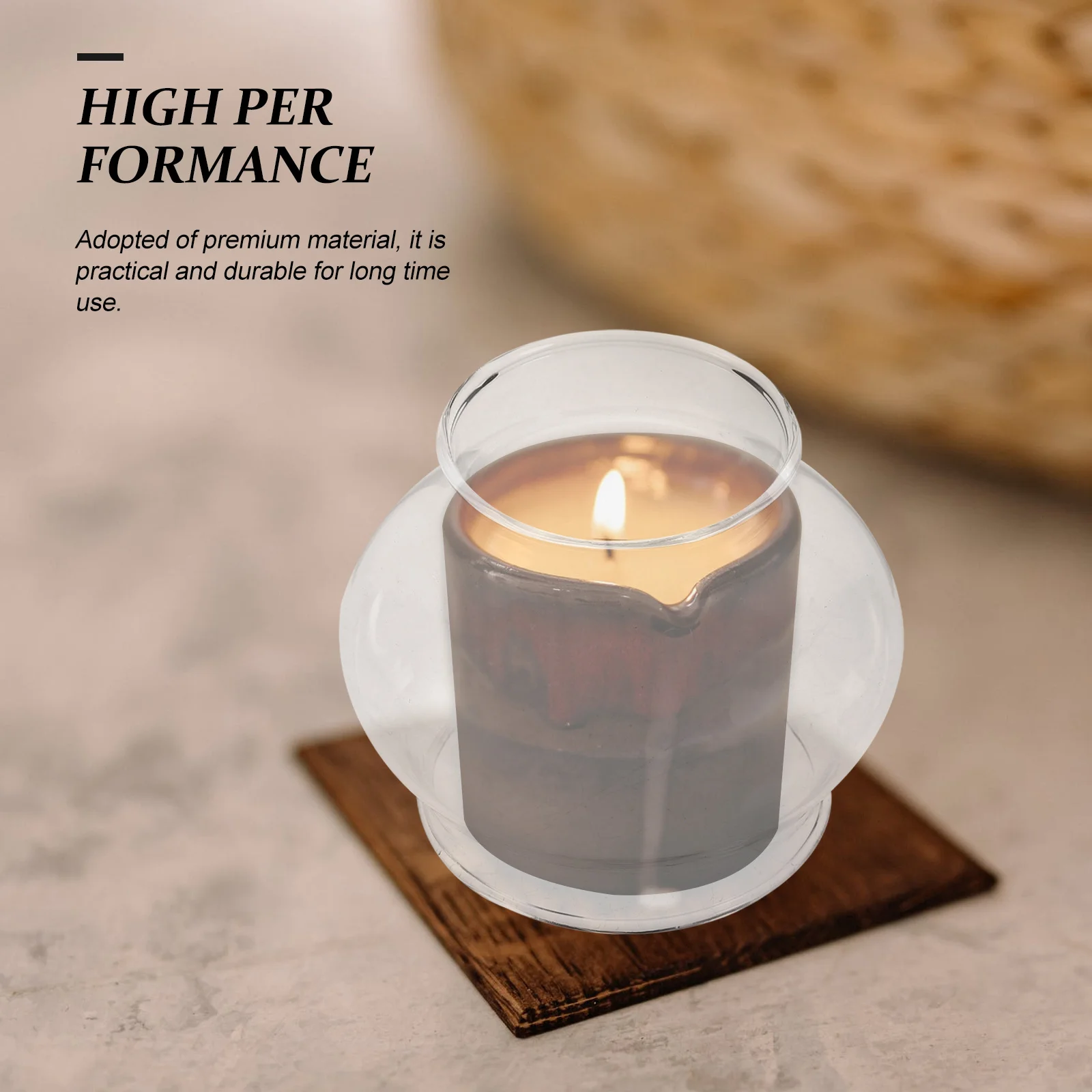 

2Pcs Oil Lamp Shade Windproof Transparent Small Lamp Shade Indoor Light Cover Replacement Globe Replacement Globes