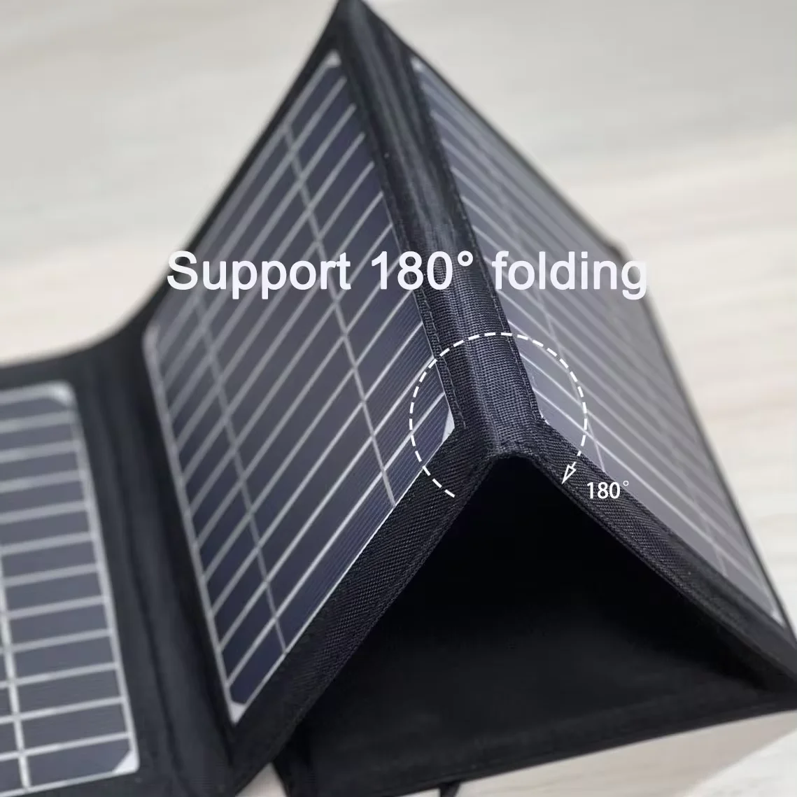 FIFAR Tragbares Solarpanel, 30 W, hohe Leistung, hochwertiges, wasserdichtes, faltbares Outdoor-Zellen-Ladegerät für Handy-Reisen