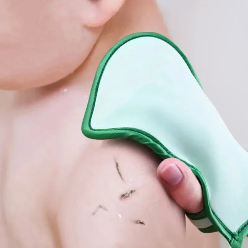 Scrubbers Baby Bath Gloves Spa Exfoliating Bathing Sponge Mittens Reusable Shower Mitt Skin Scrubbing Towel Painless Dual-Sided