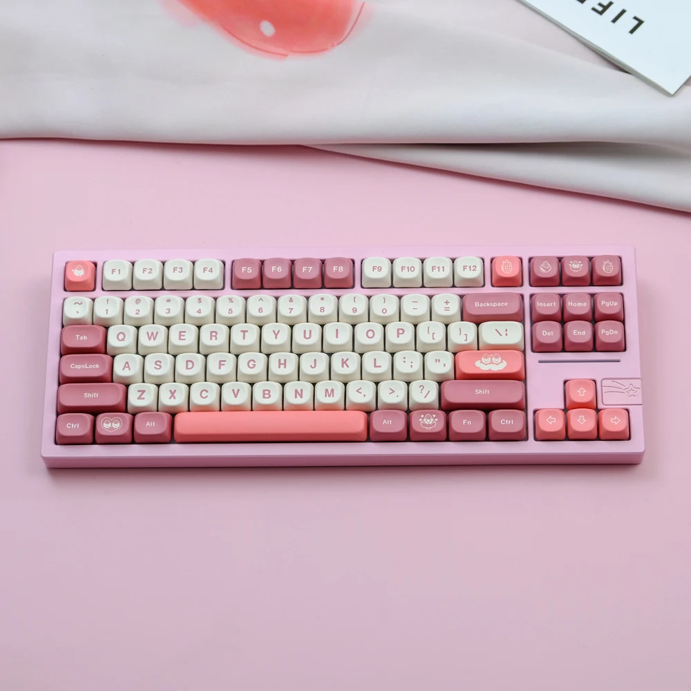 

MOA Profile Keycaps GMK Daifuku Keycap Set PBT Dye Sublimation KeyCap 126Keys For MX Switch Mechanical Keyboard Gaming