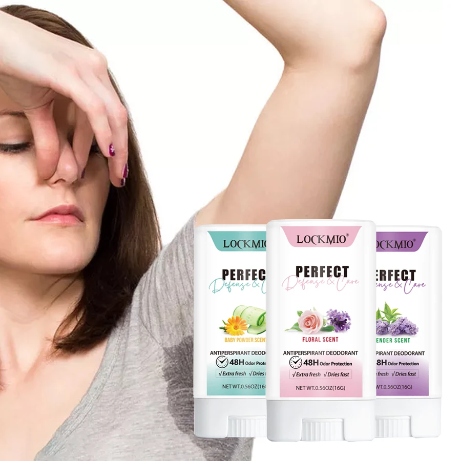 مضاد للتعرق مزيل العرق عصا العطور كريم مضاد للتعرق 48 ساعة طويلة الأمد منعش العطر مزيل رائحة الجسم للصيف