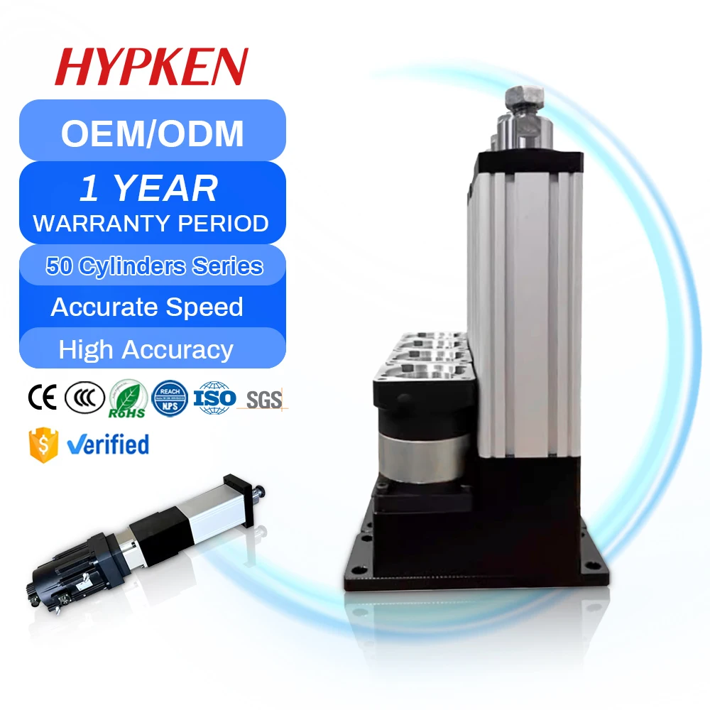 

Электрический цилиндр Hypken из нержавеющей стали, заводская автоматизация, мини-интеллектуальные системы управления, компонент двигателя с замкнутым контуром