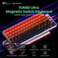 Akko MonsGeek FUN60 Ultra Mechanical Keyboard Magnetic Switch 60% Rapid Trigger 8K HE Custom Aluminum Keyboard for Esports Gamer