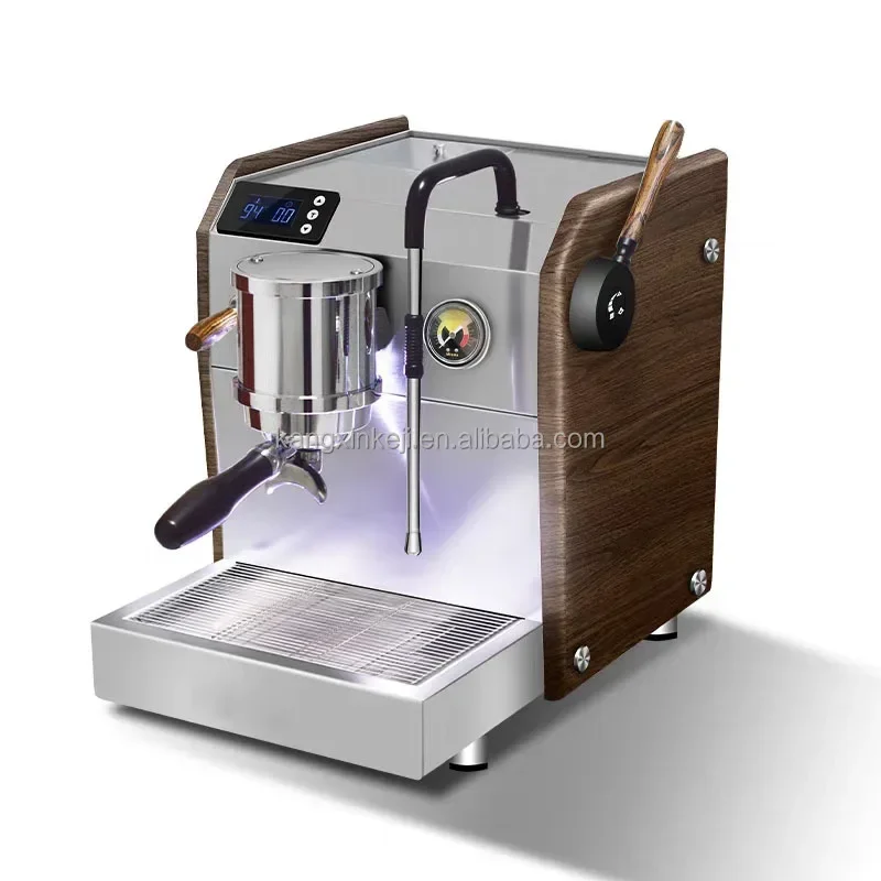 Shop Cafe Use Professional One Group Espresso Coffee Machines With Ss Water Tap Steam Frother