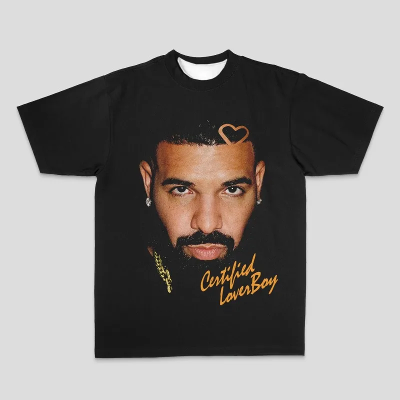 

Drake Men's 3D Printed T-shirt New Style Top Hip-hop Ghetto Gansta T-shirt Women's Designer Clothing Y2k Pattern Quick-dry Top