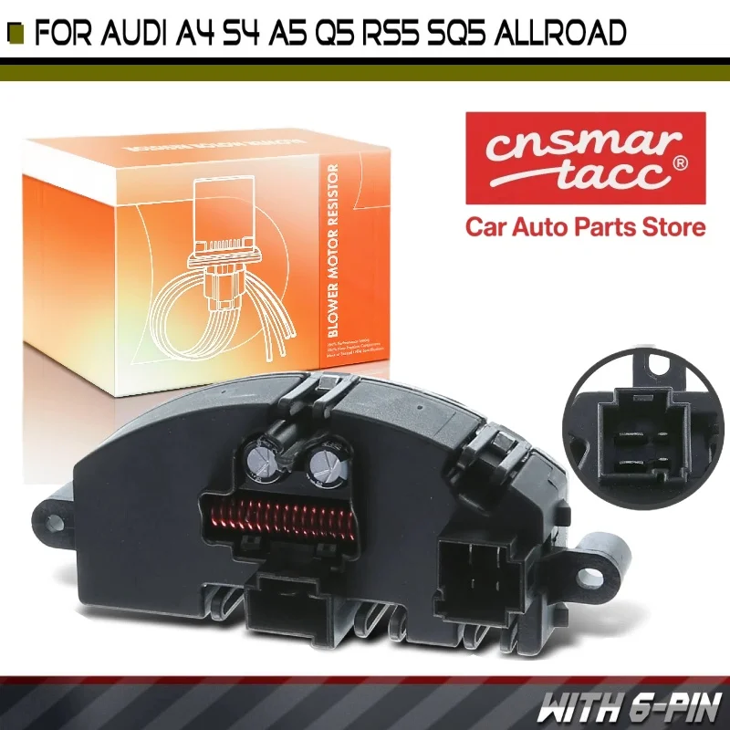 

New HAVC Blower Motor Resistor for Audi A4 2013-2016 Q5 S5 2013-2017 RS5 13-15 8T0820521E, 2469064100, 4P1838, 4P1904