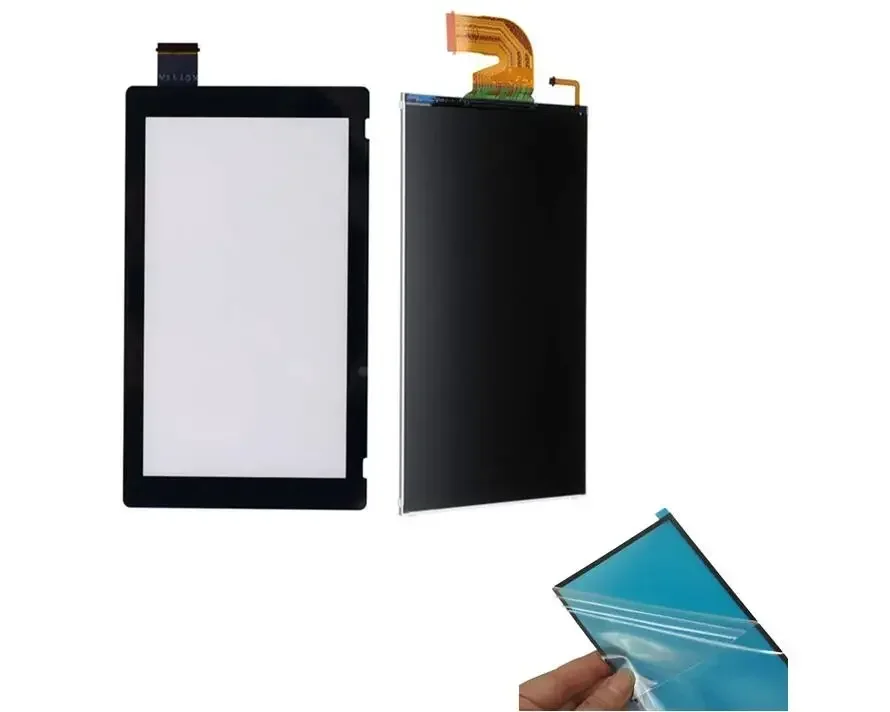 For NS Switch Gamepad LCD Display Touch Screen Assembly Digitizer +free Adhesive Strips Sticker for Nintendo Switch Game Console - Image 2