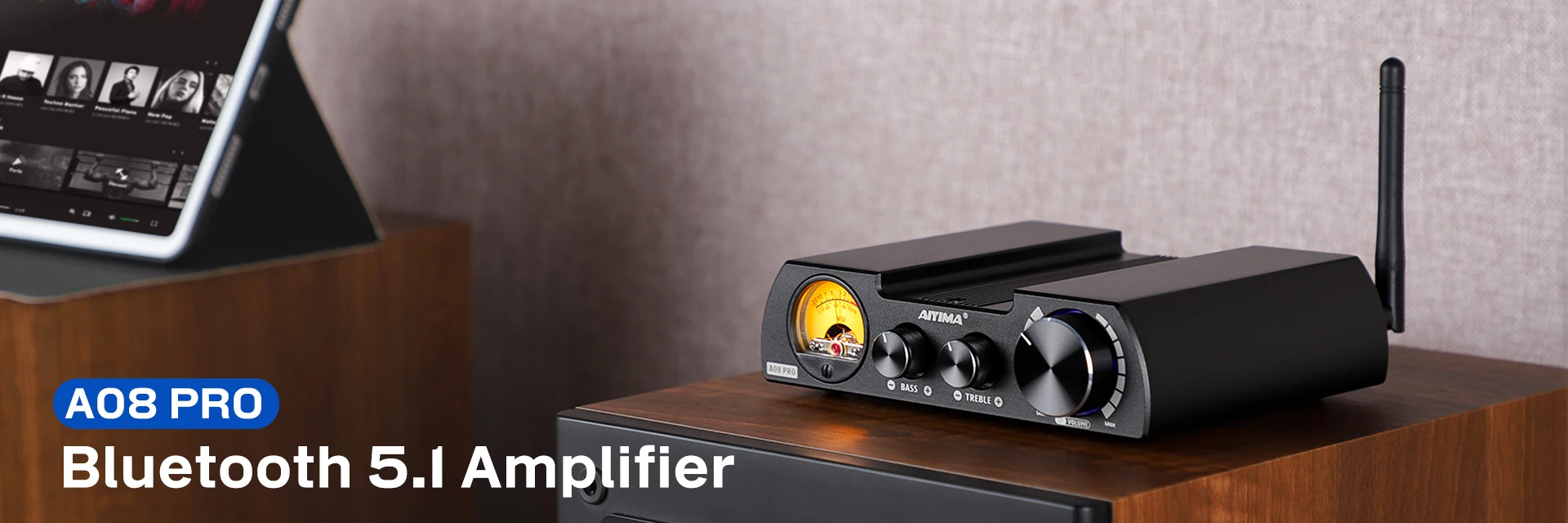 AIYIMA Audio A07 MAX Stereoverstärker 300 W X2 TPA3255 Leistungsverstärker 2-Kanal-brückbarer Mono-Verstärker 600 W für passive Lautsprecher – Detail 3