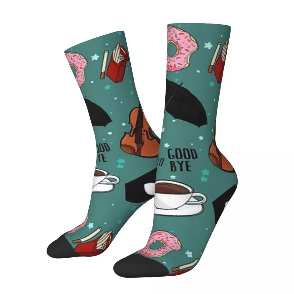 The Umbrella Academy Collage Socks Harajuku Super Soft Stockings All Season Long Socks for Man's Woman's Birthday Present