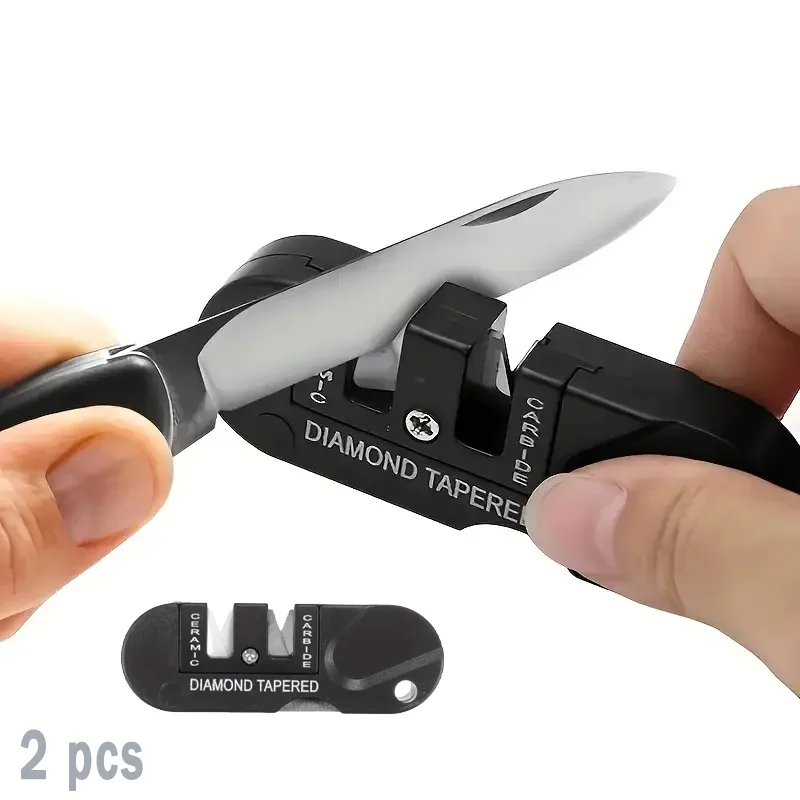 

4-in-1 Portable Sharpening Tool,For Outdoor Camping And Hiking Carry-on Sharpening Tool Multi-function No Electricity Required