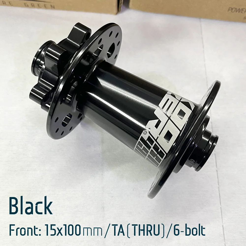【希少】CUSENIER パブミラー Koozer XM490pro 32穴MTBフロントハブ 15x100 スルーアクスル 自転車