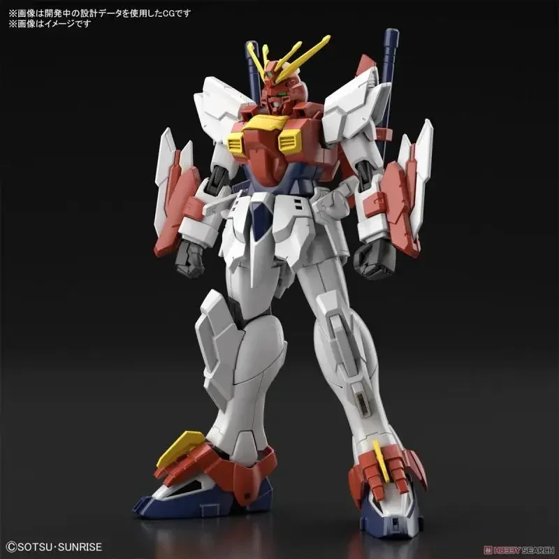 Originale Bandai Gundam Anime Figura HG 1/144 Gundam Breaker Battle Record Hot Blazing Gundam Modello di Montaggio Anime Action Figures