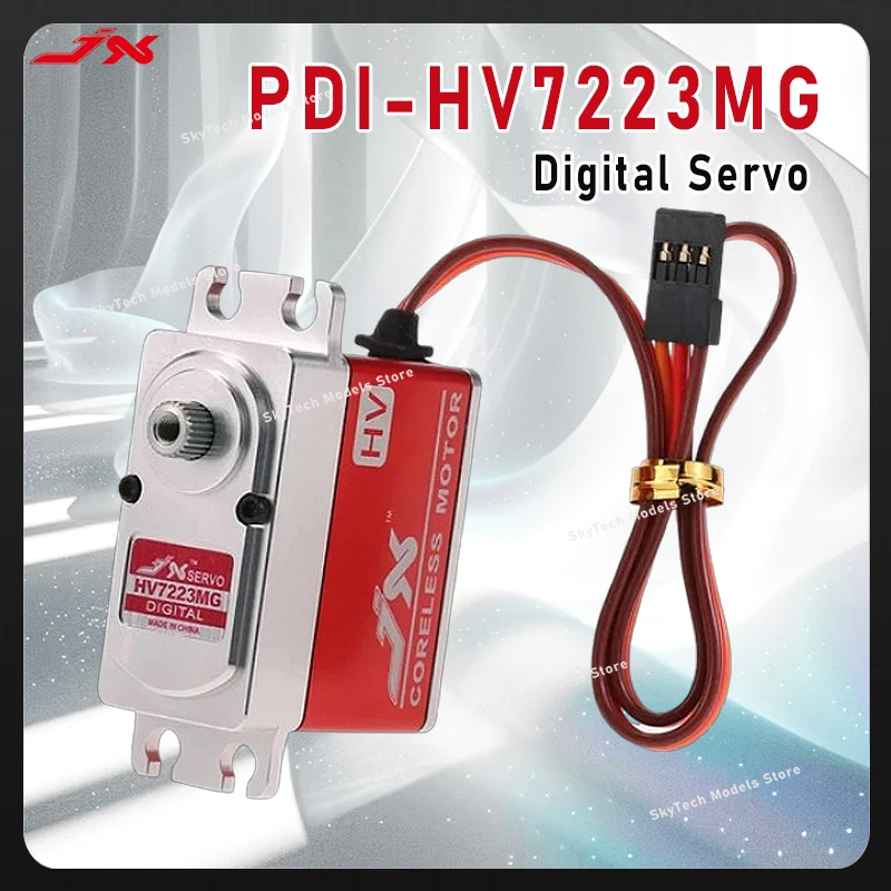 

PDI-HV7223MG Digital Servo-23KG Torque at 8.4V, 0.123 Sec/60°,Metal Gear, CNC Aluminium Shell, Waterproof, for RC Cars