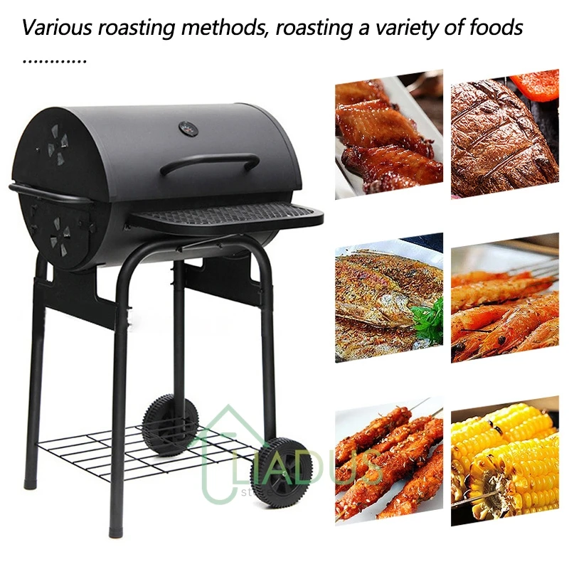 Barbecue Grill Home Grill Bbq Barbecue Grill Outdoor Smokeless Barbecue Charcoal Patio Barbecue Portable Bucket Stove