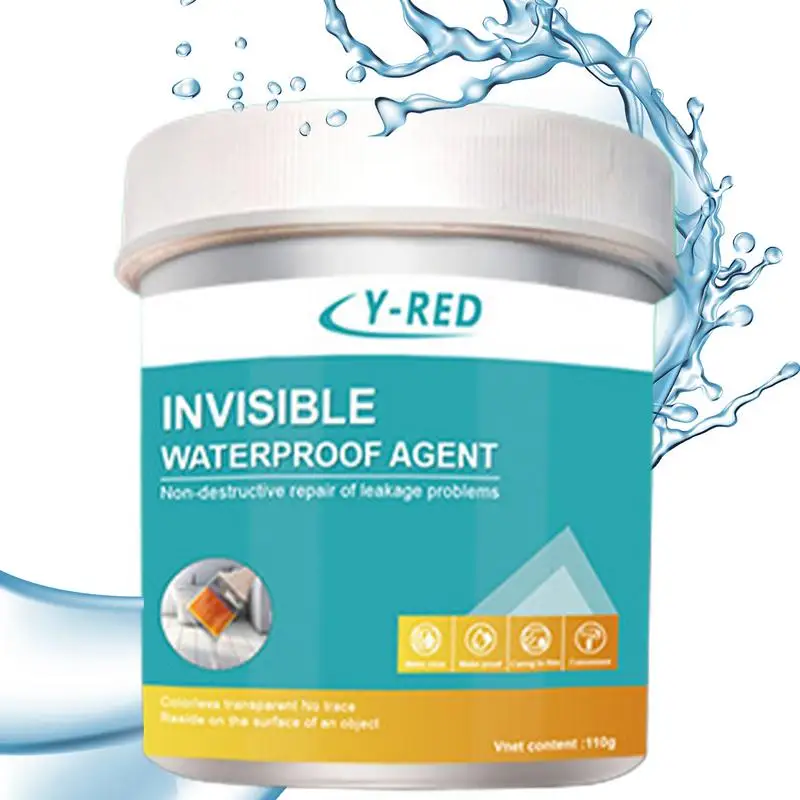 Invisible Waterproof Agent Transparent Water Proof Glue 100g Waterproof Coating Sealant Agent Indoor & Outdoor Coating Clear