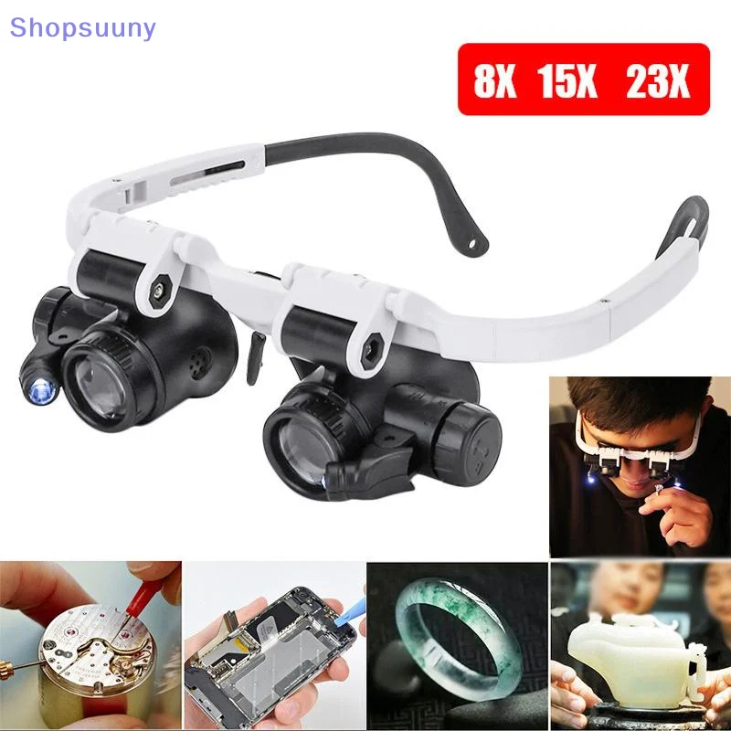 [su]lupa-8x-15x-23x-para-joalheiros-e-relojoeiros-com-luz-led-lente-telescopica-oculos-de-leitura-oculos-com-lupa