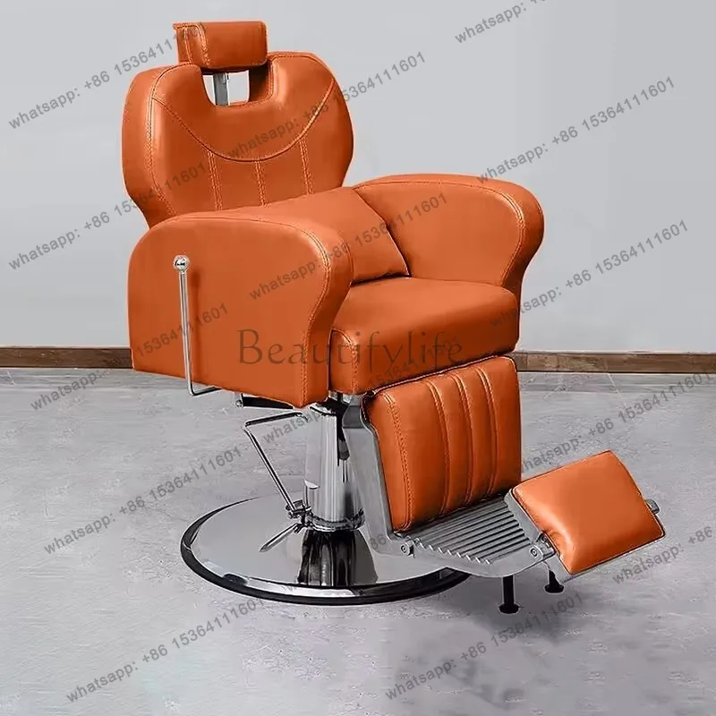 PJ Exquisite Glamour Barber Chair Modern Style Comfortable Lying Barber Chair