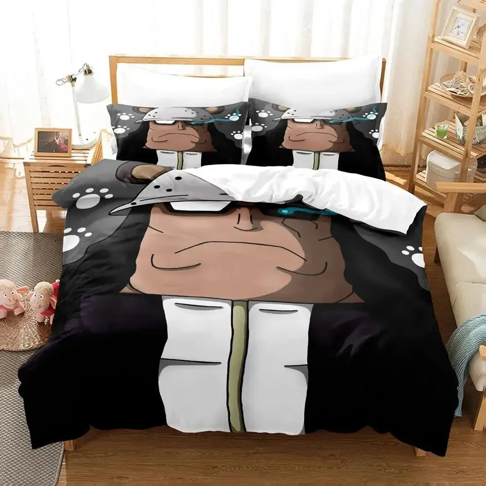 

Anime Bartholemew Kuma Bedding Set Duvet Cover Bed Set Quilt Cover Pillowcase Comforter king Queen Size Boys Adult Bedding