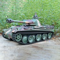 Kubing Ke Henglong German Leopard G Heavy Large Remote Controlled Tank 1:16 Infrared Battle Competitive Military Tank Model
